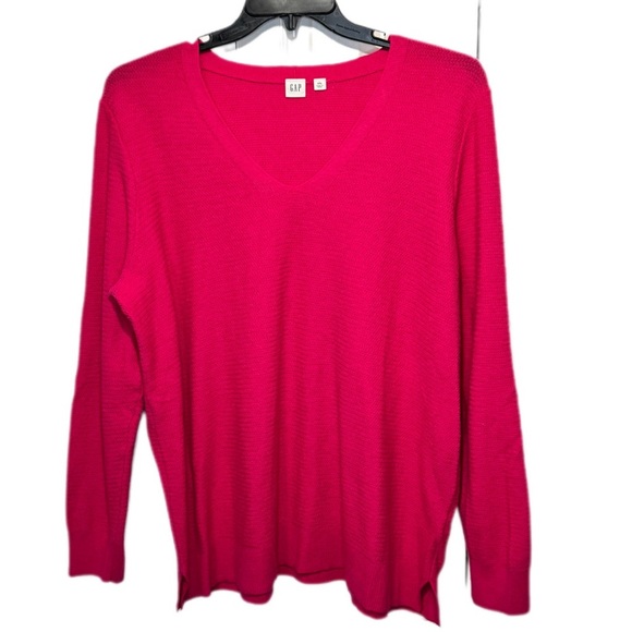 Gap XXL Pink Vneck Sweater - Picture 1 of 3